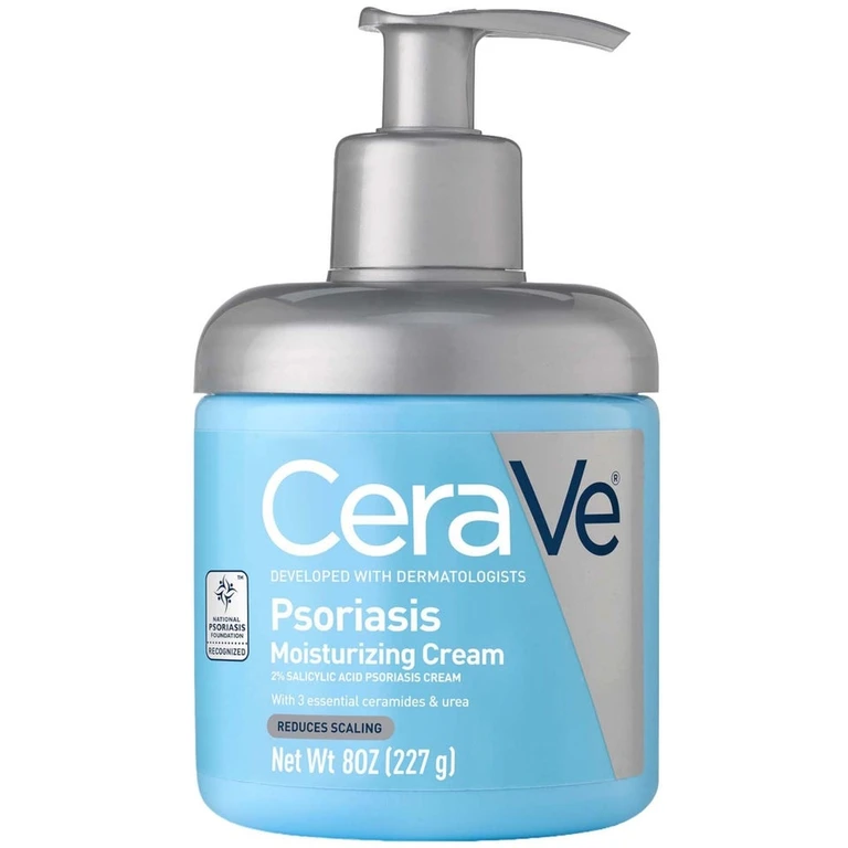 Moisturizing Cream for Psoriasis Treatment With Salicylic Acid & Urea for Dry Skin Itch Relief (8 fl. oz.)