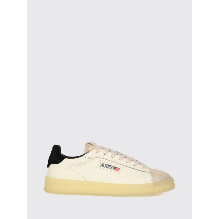 Dallas Low Bicolour Calfskin Leather Trainers with Padded Low-Top Ankle (ADLWFH01)