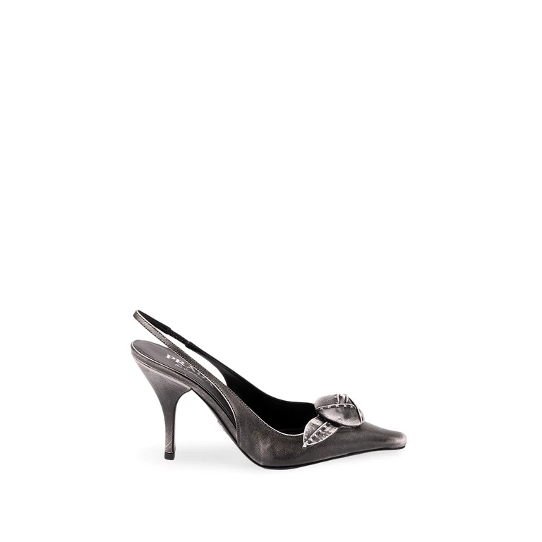 Leather Slingback Pumps