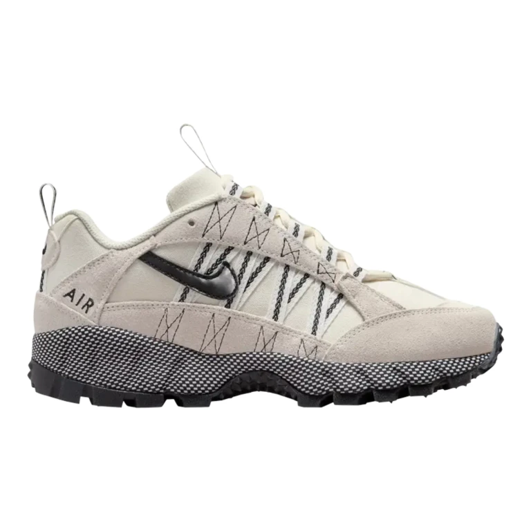 Air Humara Women's Sneakers - Pale Ivory & Black Suede Low-Top