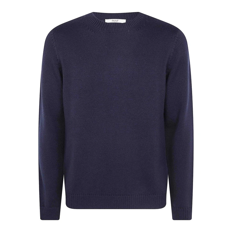 Pull Col Rond - Bleu (263MYB0200110)