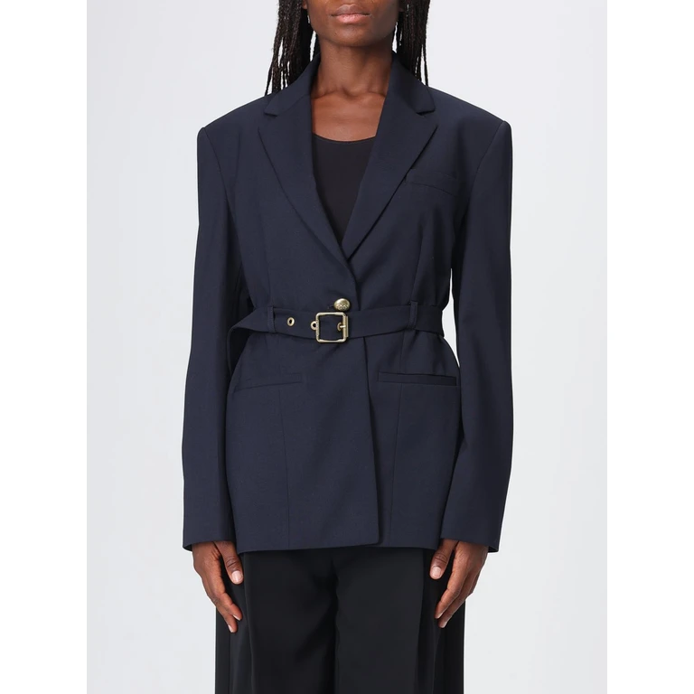 Blazer azul de mezcla de lana PINKO