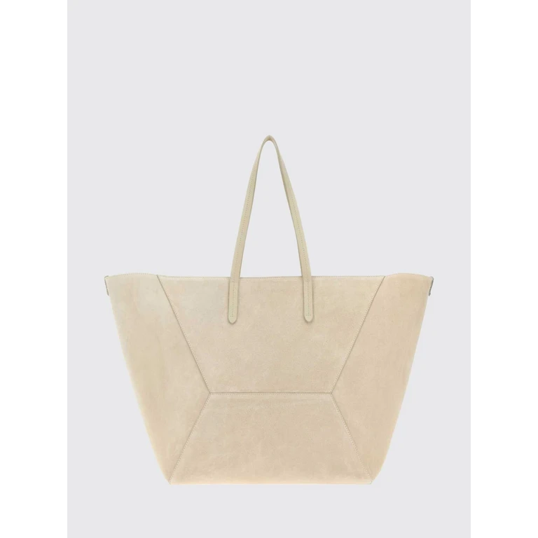 Schultertasche aus feinem Kalbsleder-Suede
