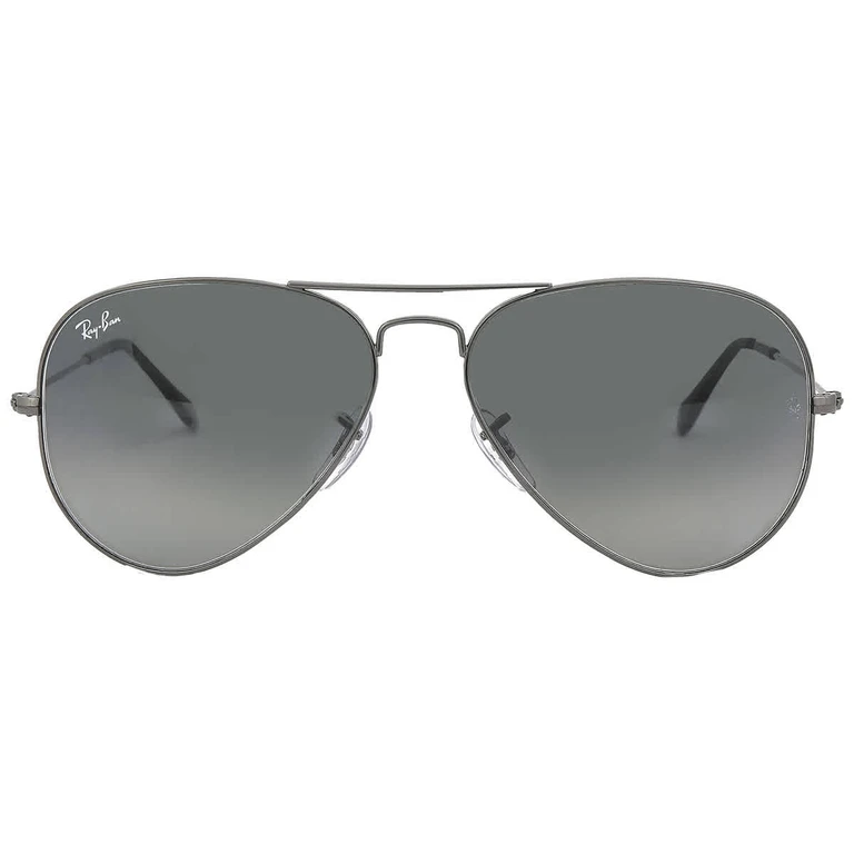Ray Ban Aviator Gradient Grey Unisex Sunglasses RB3025 004/71 58