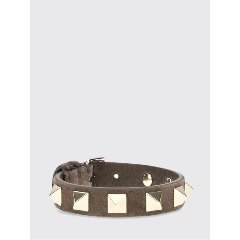 Rockstud Suede Leather Bracelet with Studs (J0X53KQQ0TO)