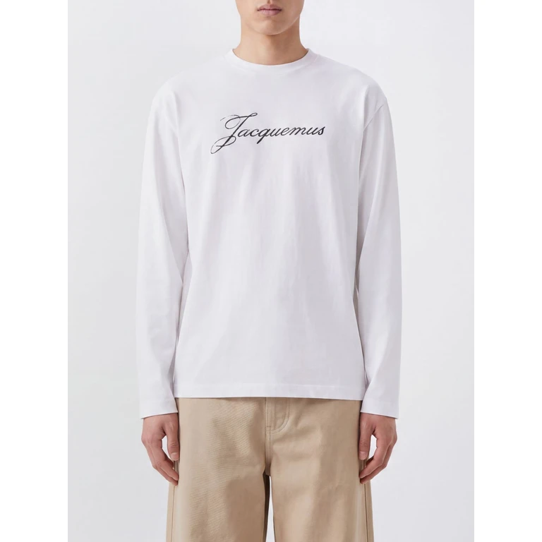 T-shirt à manches longues Jacquemus en blanc