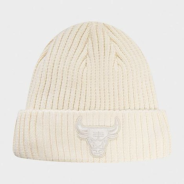 Chicago Bulls NBA Neutral Beanie-Mütze in Eierschale
