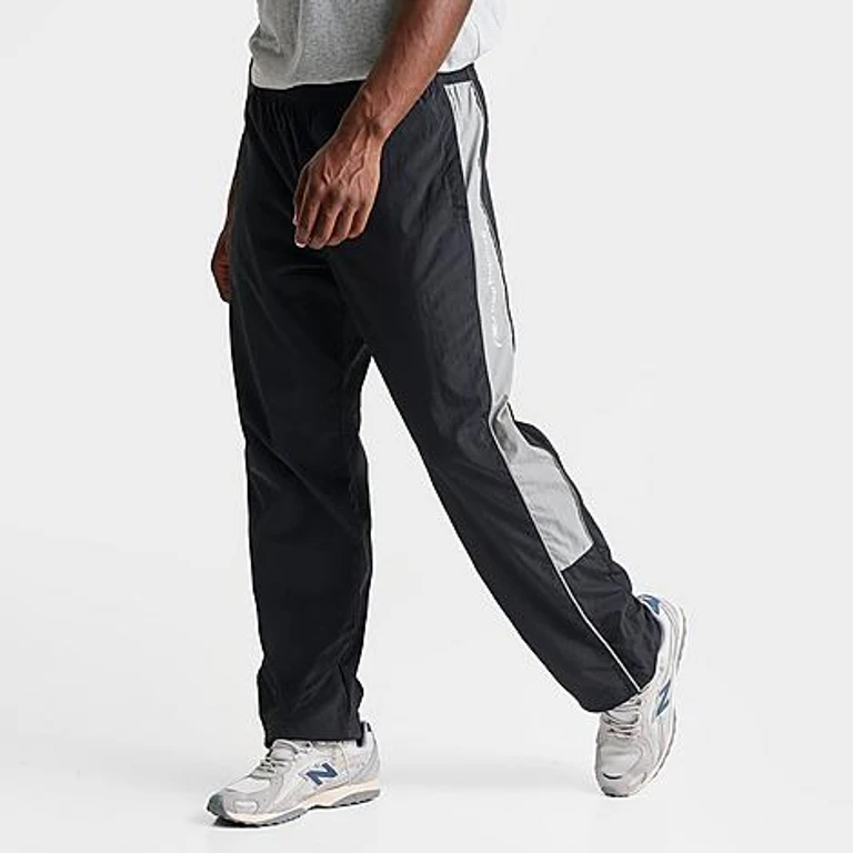 Men's Vision Woven Track Pants in Black/Reflective Size: Small