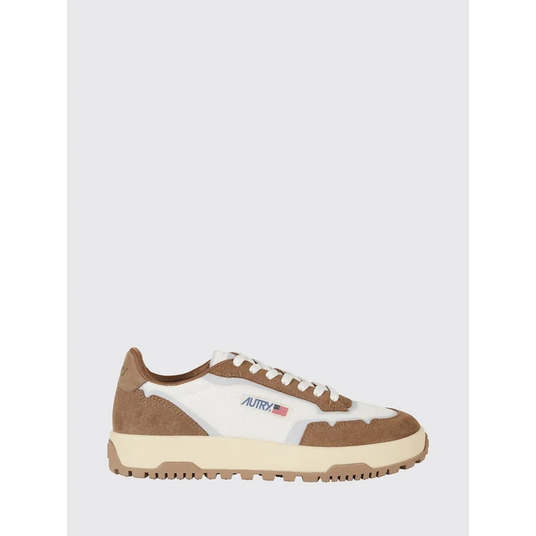 Wildpace Low Leather and Mesh Sneakers with Contrast Logo and Serrated Sole (LDLMAK13)
