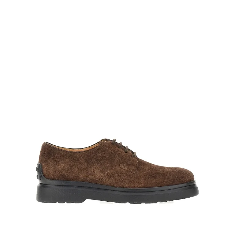 TODS Suede leather laced shoes Man 6