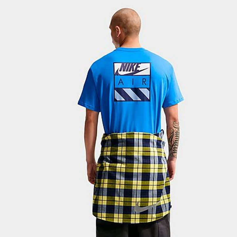 Nike Men's Air T-Shirt in Light Photo Blue/Psychic Blue Size: XS