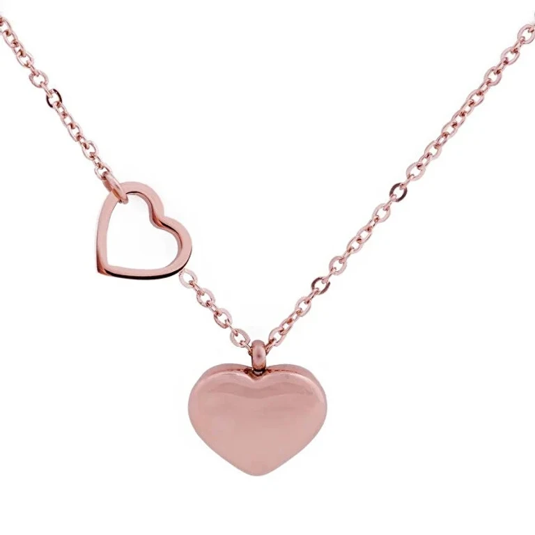 Romantic gilded Collana Inlove Rose Gold