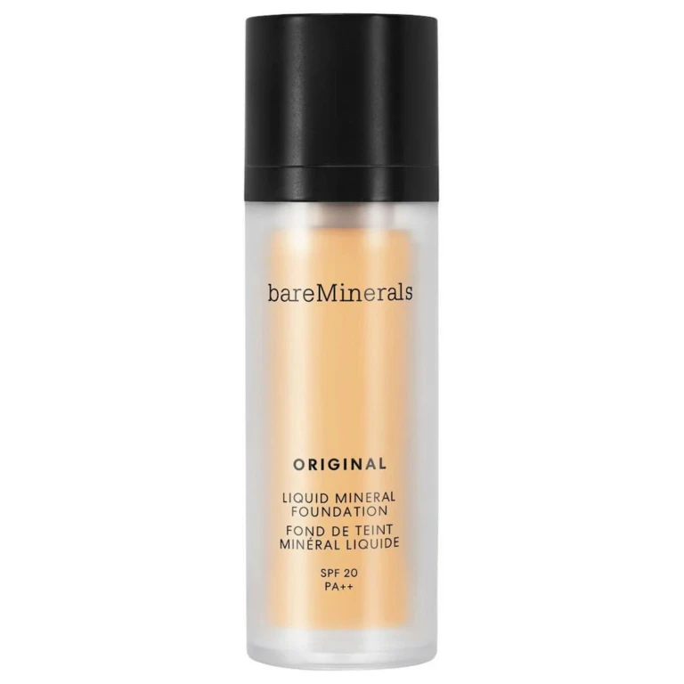 Original Liquid Mineral, fondotinta liquido, luminoso, 14, medio dorato, SPF 20, 30 ml