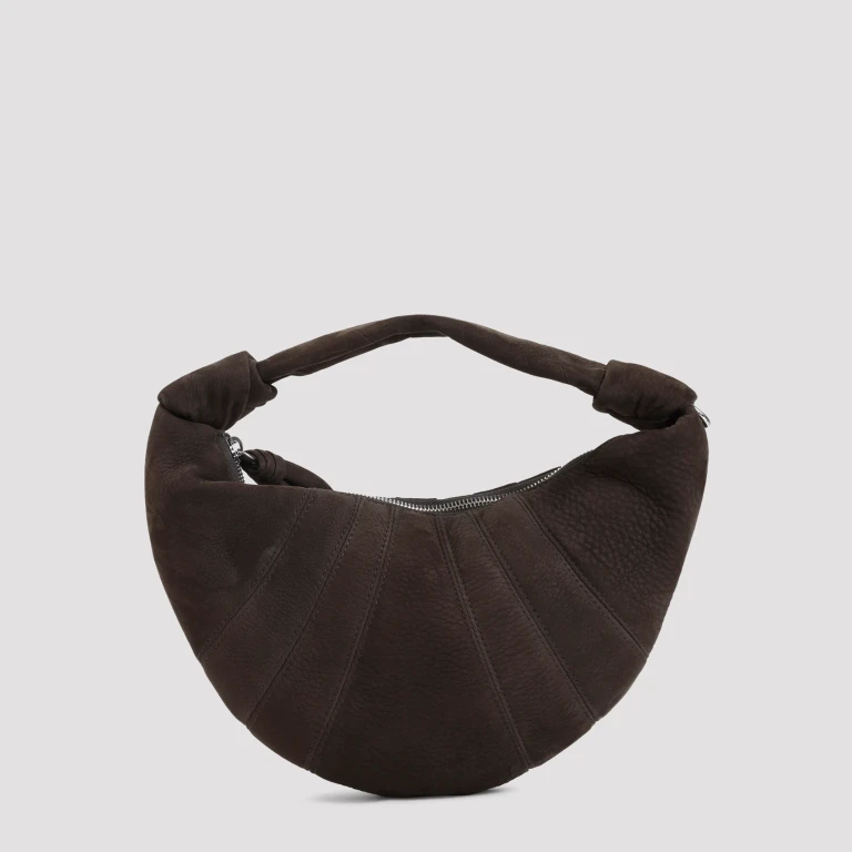 Leather Mini Fortune Croissant Bag