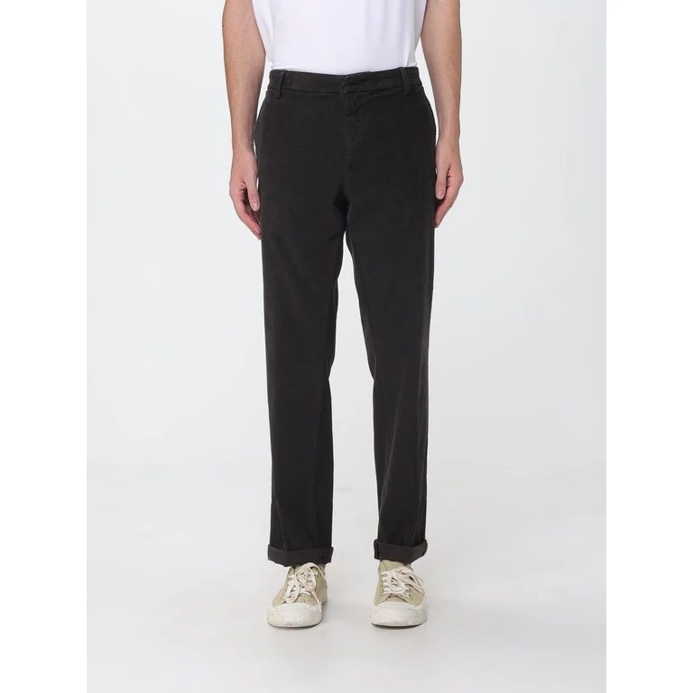 Gaubert Slim Fit Corduroy Chino Trousers with Turn-up Hem (UP688VS0028UPT0759)