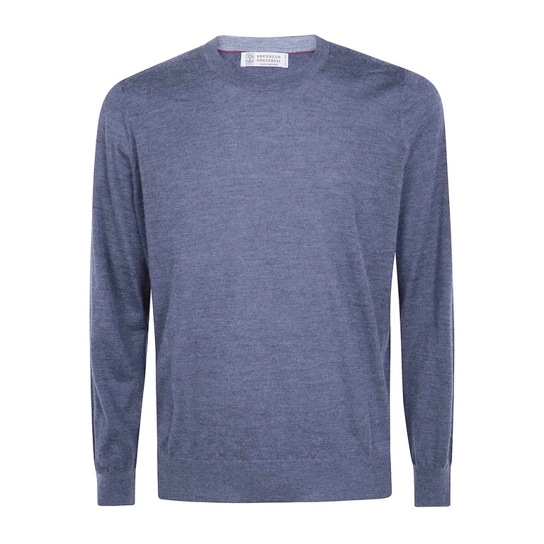 Jersey de cuello redondo Brunello Cucinelli - Negro