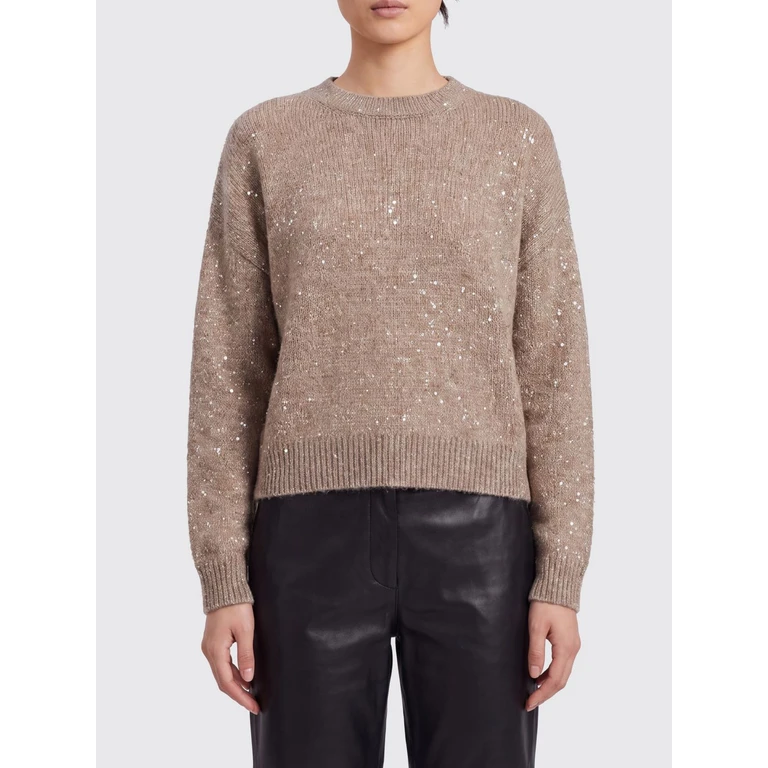 BRUNELLO CUCINELLI Sweater Woman color Beige (MMS579700C9900)