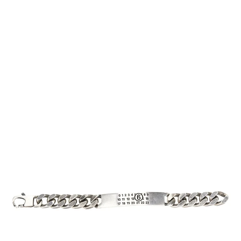 MM6 Logo plate bracelet Woman II