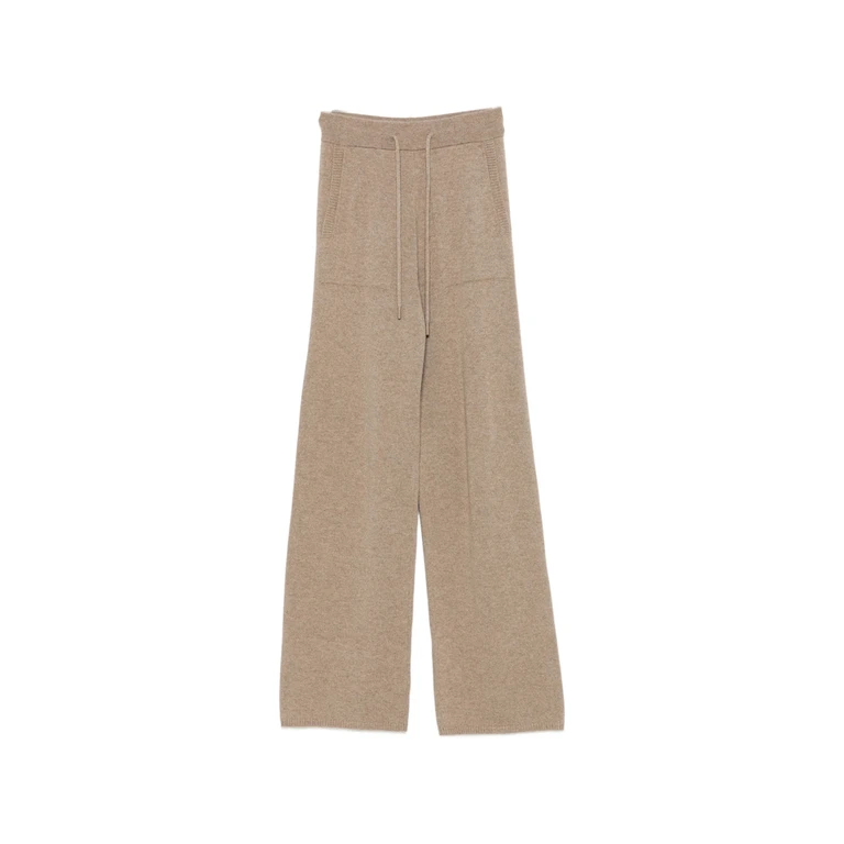 Drawstring-waist Knitted Trousers