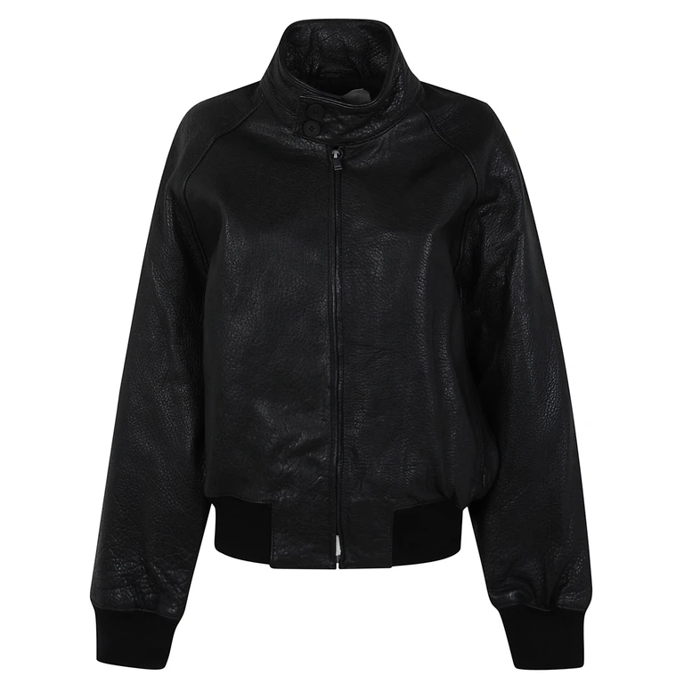 Jacket Leather "Harrington"