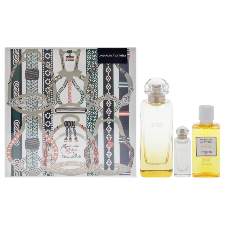 Set Hermes: Un Jardin A Cythere, Eau De Toilette, da donna, 85 ml + Un Jardin A Cythere, Eau De Toilette, da donna, 7,5 ml + Un Jardin A Cythere, Gel