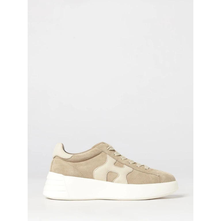 Rebel Leather and Suede Sneakers with Chunky Sole (HXW5620DN61FM60RZL)