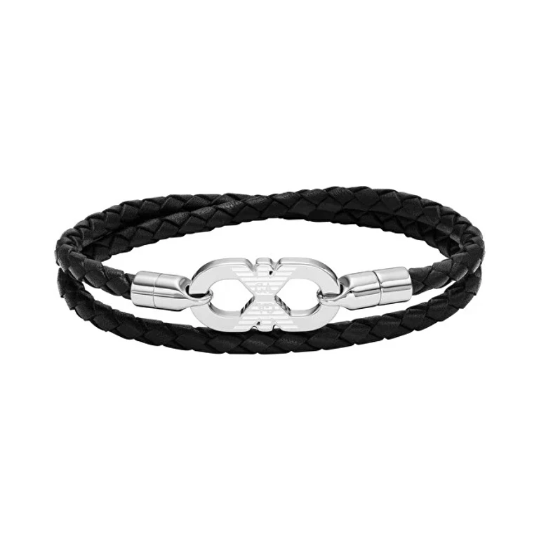 Fashion leather Bracciale Eagle Logo EGS3299040