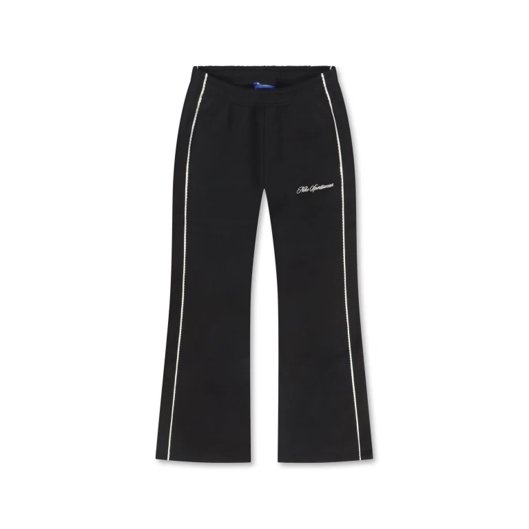 Dames Studio Fleece Wijd Broek - Zwart