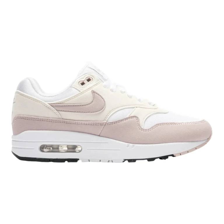 Air Max 1 Women's Sneakers - White & Platinum Violet Low-Top