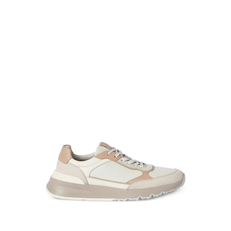 Panelled Leather Sneakers