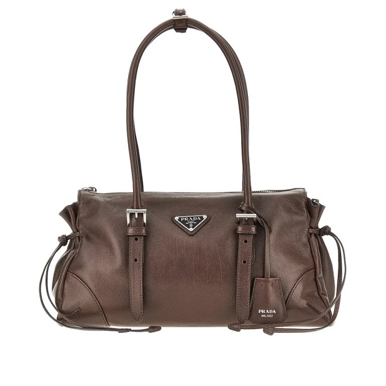 Leather medium Prada Bonnie bag Woman One Size