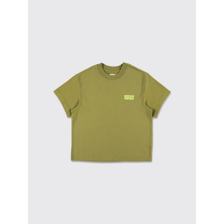 T-Shirt Kids color Green (KGIX02AH26BAMBOUBAMBOU)