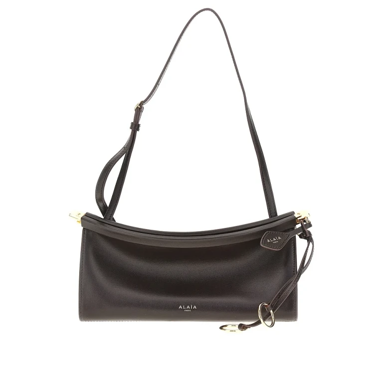 ALAIA Leather small 'Le Click East West' bag Woman One Size