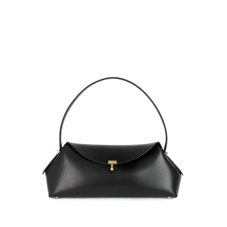 T-Lock Leather Shoulder Bag
