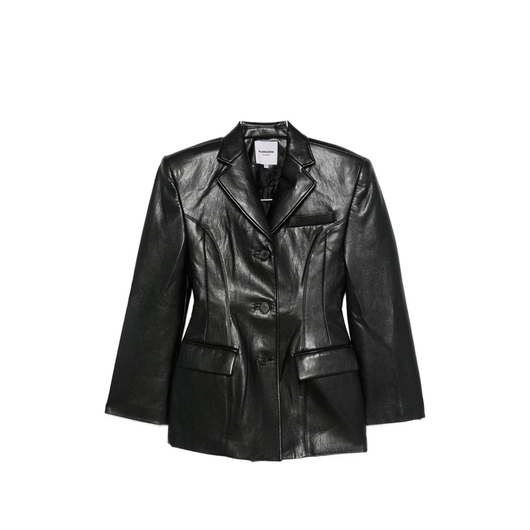 Structured-shoulder Blazer