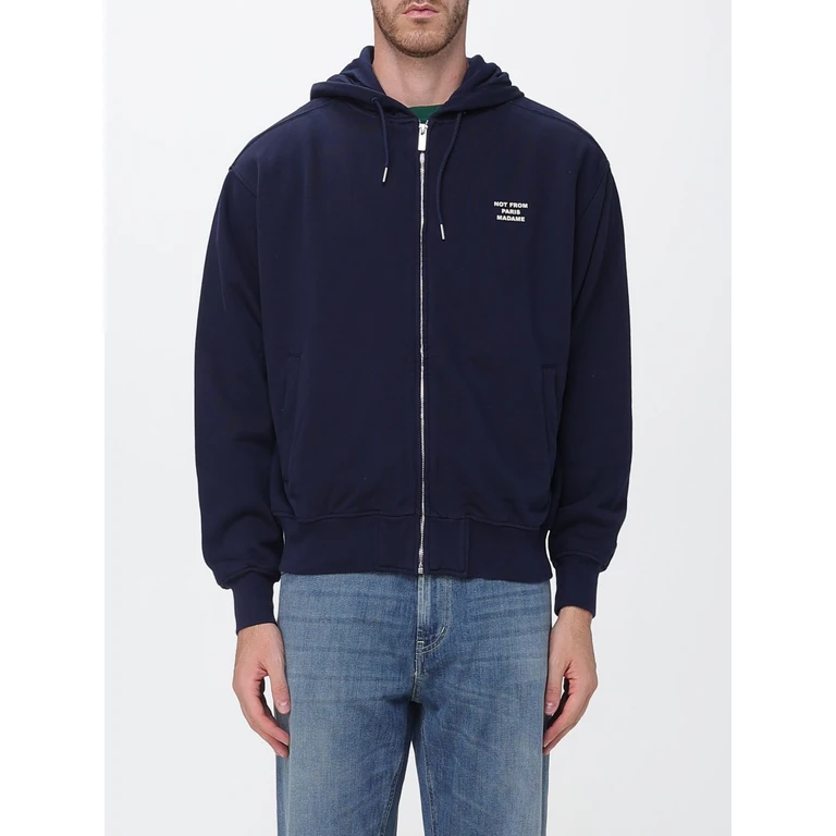 DRÔLE DE MONSIEUR Sweatshirt Men color Navy (PERMHO207CO312NY)