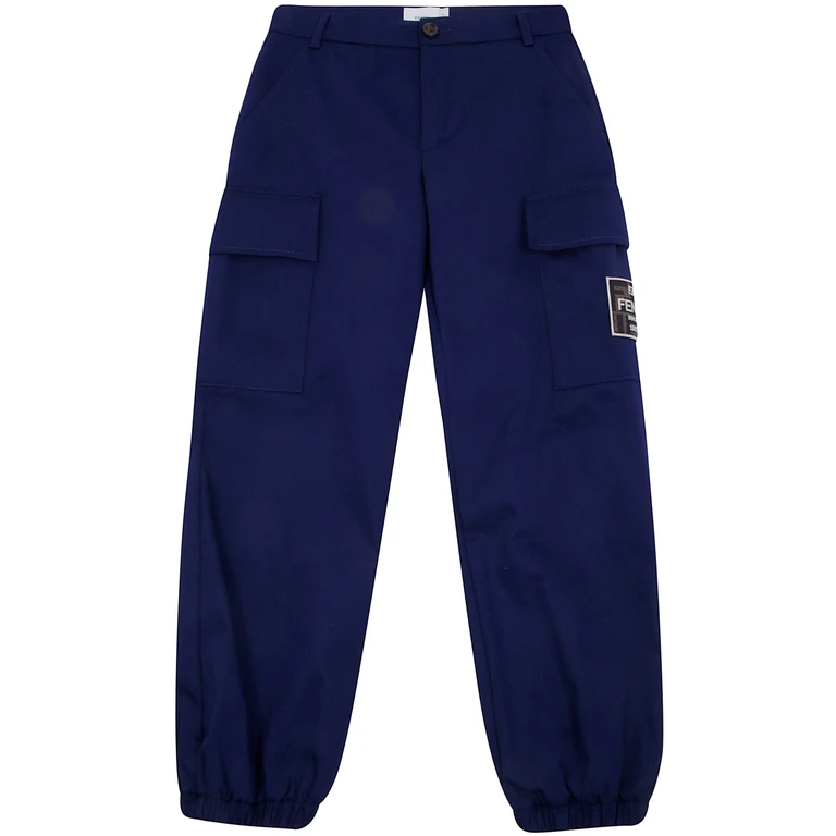 Pants Cotton Blue "Eavy Gabardine"