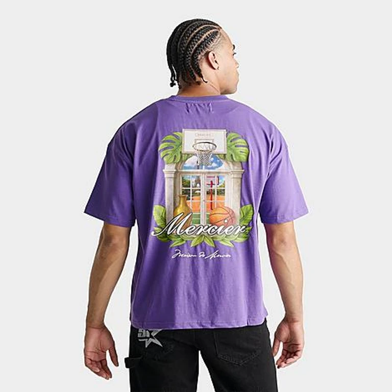 Camiseta gráfica MERCIER Balcony en púrpura