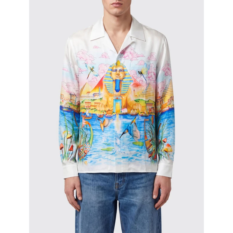 Camisa Casablanca de sarga de seda