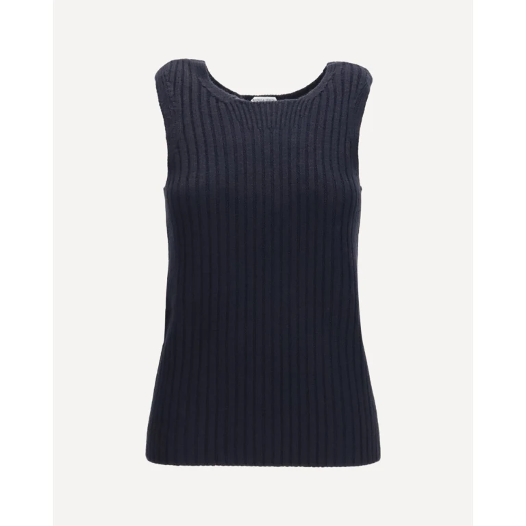 Merino wool ribbed Tank Top Female S