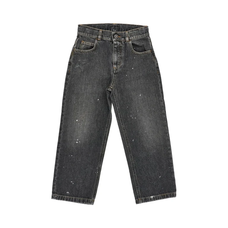 Washed cotton denim jeans Kids 8Y