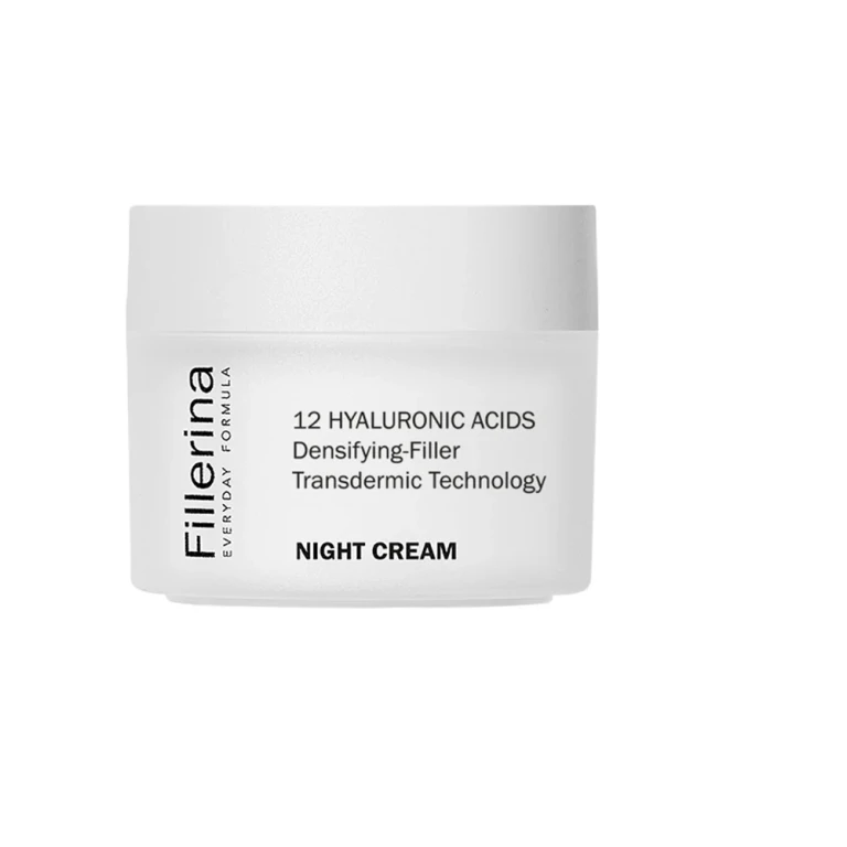 Fillerina Everyday Grado 4, Acido Ialuronico, Riempitivo Rughe, Notte, Crema, 50 ml