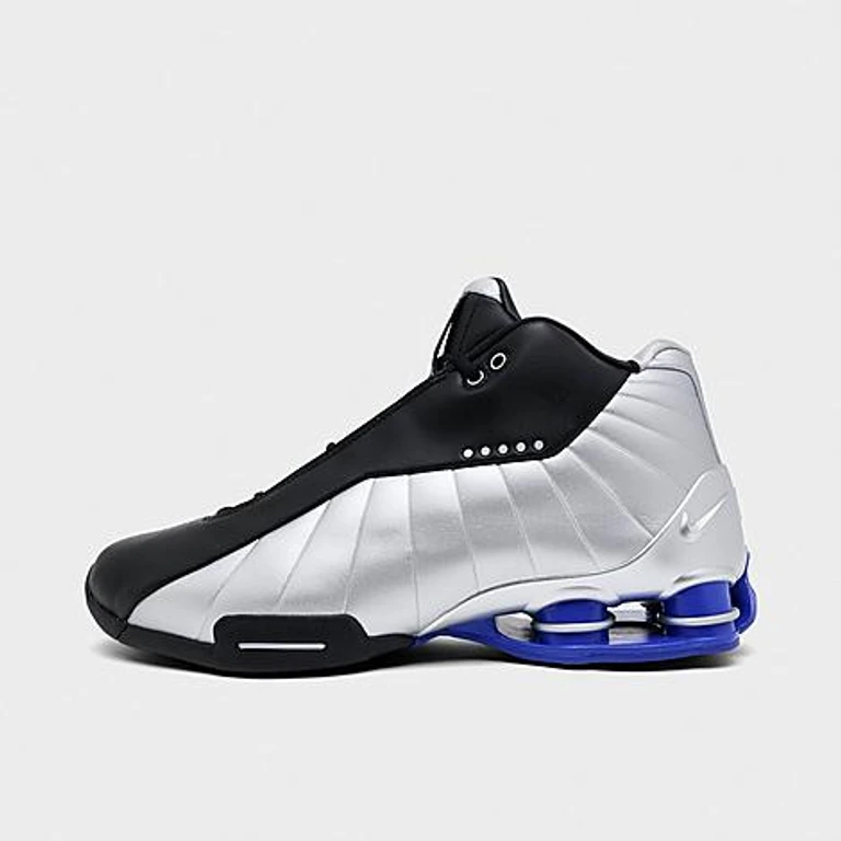 Zapatillas de baloncesto Nike Shox BB4 en negro/lápizlázuli/plata metálico