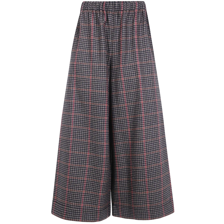 Pants Wool "Pigiama" Pockets Trousers