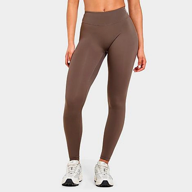Women's Physique Leggings in Brown Size: XS