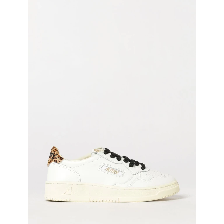 Medalist Low Bicolor Leather Sneakers with Perforated Toe (AULWOC02)