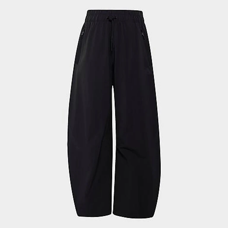 adidas Big Kids Z. N.E. Woven Travel Pants in Black/Carbon Size: XS