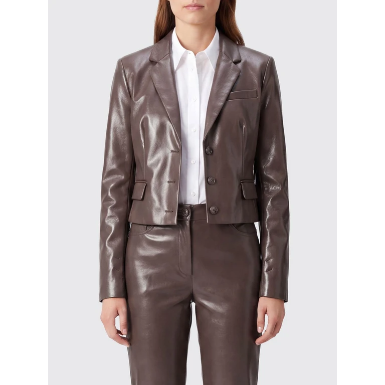 Blazer de couro sintético The Andamane