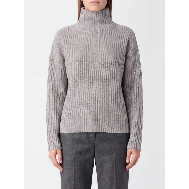 Pull en cachemire et laine avec détails lamés