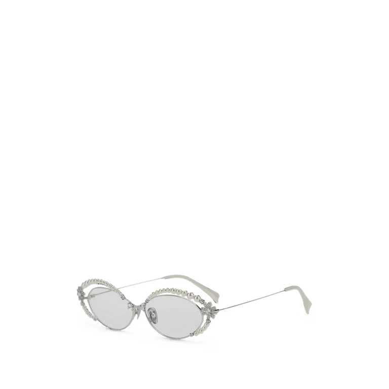 Paradise Floral-detail Oval-frame Glasses